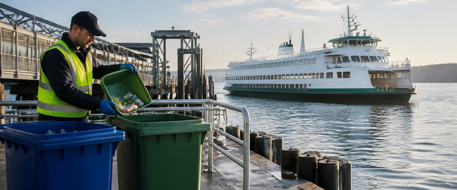 Sustainable Waterfront Operations: Connecting Ferry Travel With Efficient Waste Management Solutions
